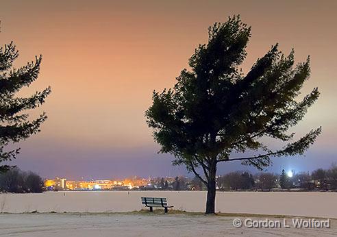 Bright Night Sky_33298-9.jpg - Photographed along the Rideau Canal Waterway at Smiths Falls, Ontario, Canada.